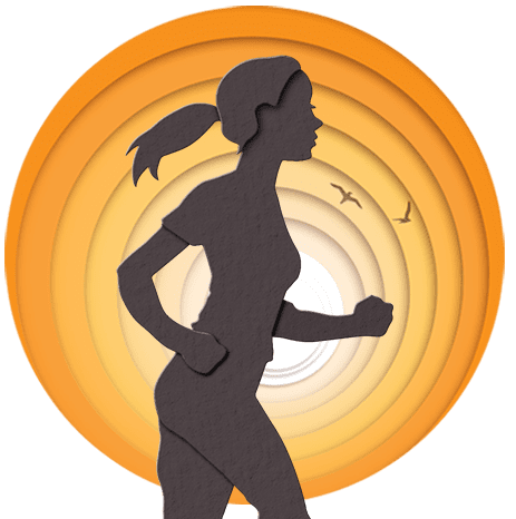 iron-d-image1 Woman running silhouette