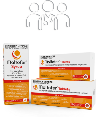 Maltofer tablets syrup packshot